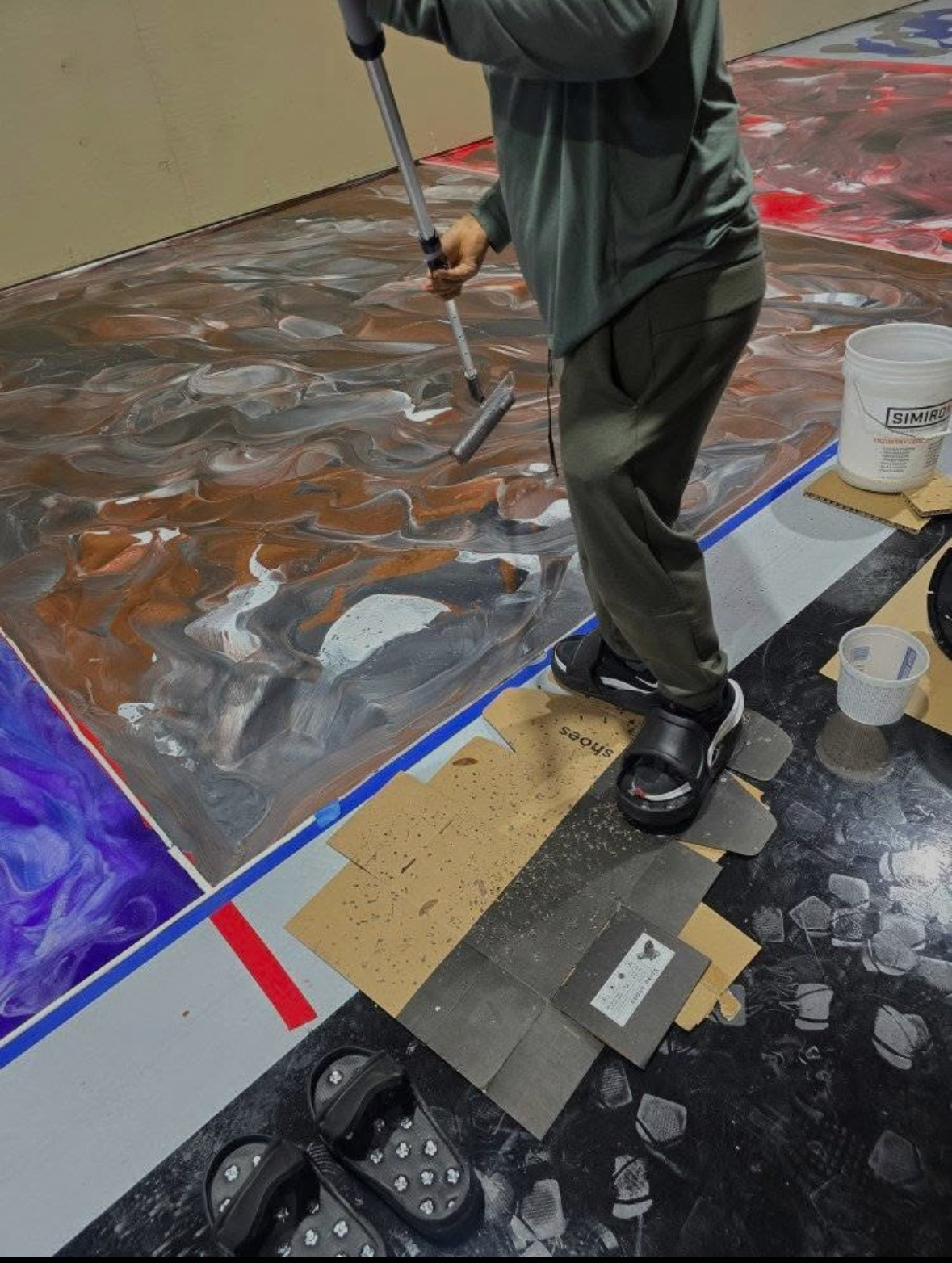 Epoxy — Metallic Floor Application